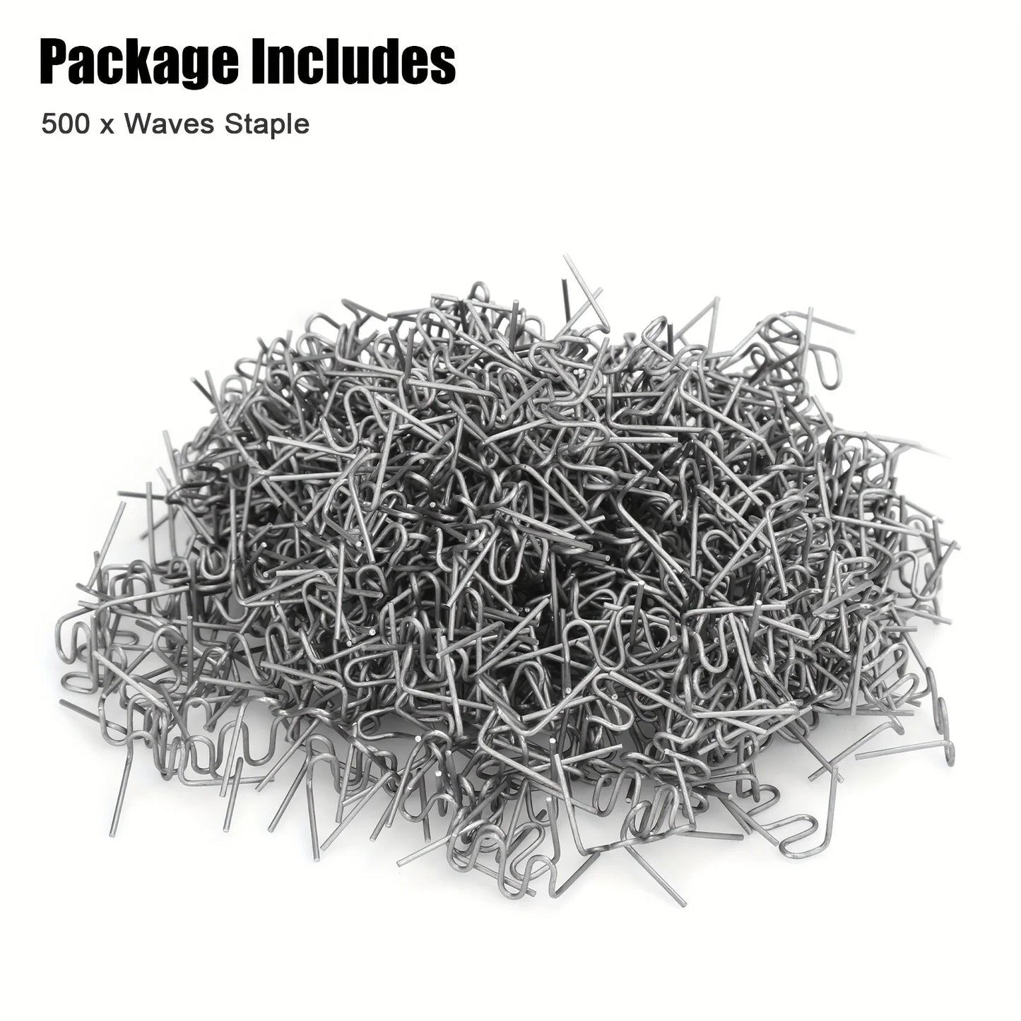 500PCS 0.6/0.8mm Hot Stapler Stapl For Car Bumper Plastic Welder Automotive Repair Kit Hot Stapler Welding Soldering Tool