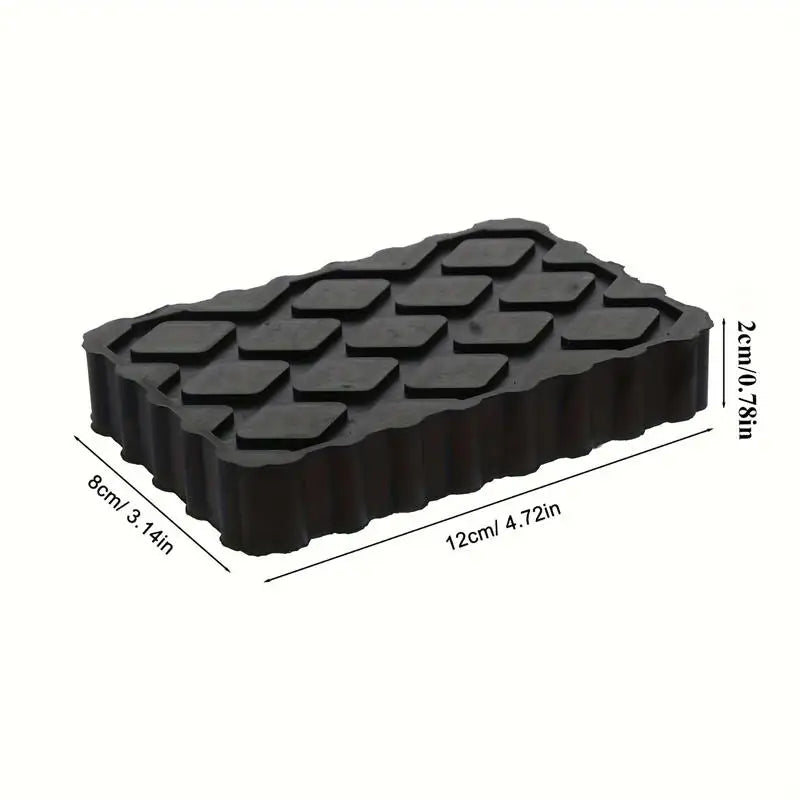 1/2Pcs Car Jack Rubber Pad Lift Blocks Floor Cars Parts Jacks Height Increasing Protective Pad Automotive Camper Stabilizer Pads