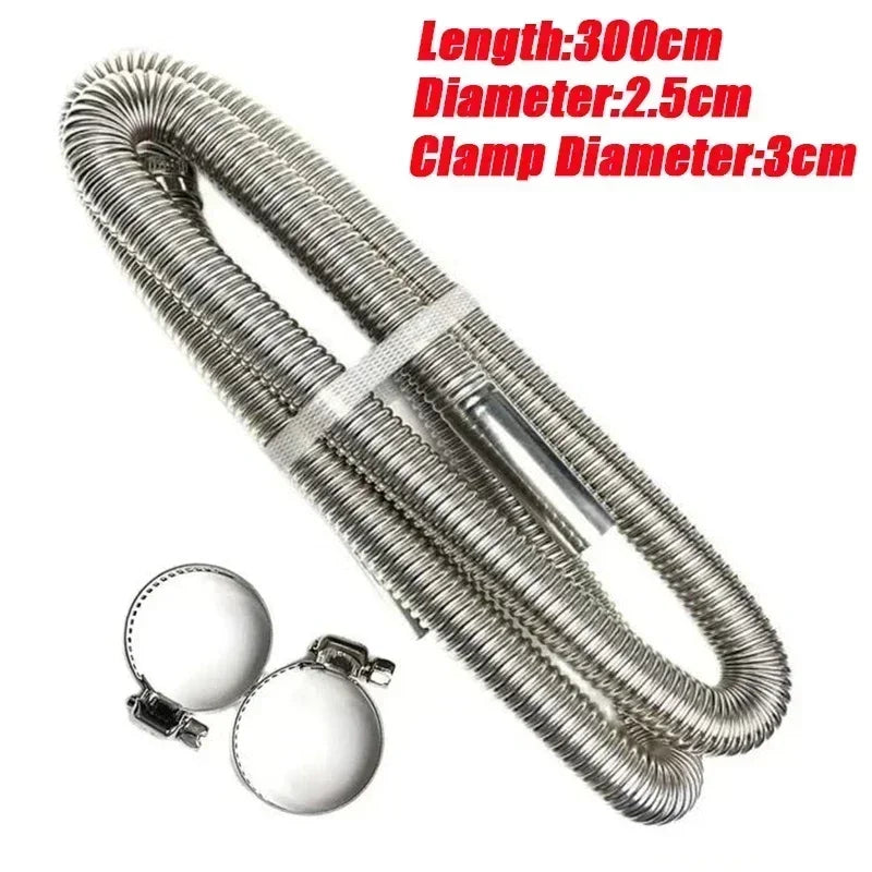 Exhaust Pipe Tube Elbow Connector Set 25mm 26mm for Diesel Heater Car Camper Caravan Truck Automotive Exhaust Parts