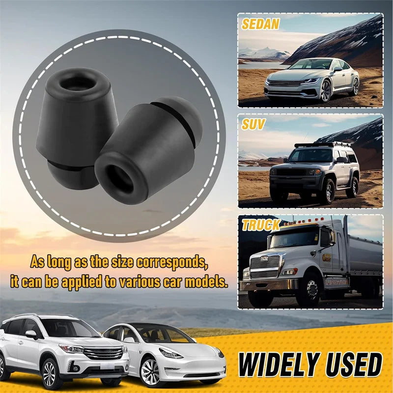 4-20Pcs Car Door Bumper Guards Door Pad Absorber Universal Car Door Slam Stopper Sticker Rubber Buffer Blocks Car Accessories