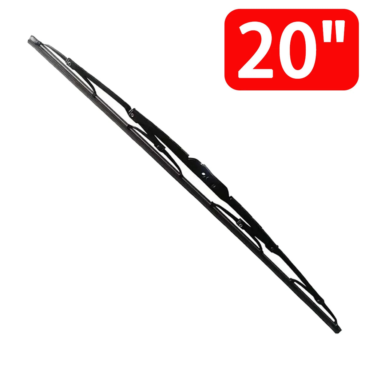 1PC Automotive Iron Frame Windshield Wiper Universal U/J Hook 14"16"17"18"19"20"21"22"24" HD Silent Wiper Automotive Parts