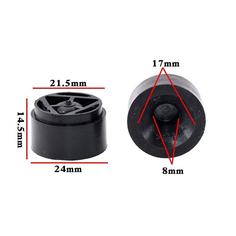 Car Engine Cover Plate Door Trunk Bumper Rubber Band Buffer Cushion Collision Damping Pad Tailgate Anti-collision Grommet Gasket