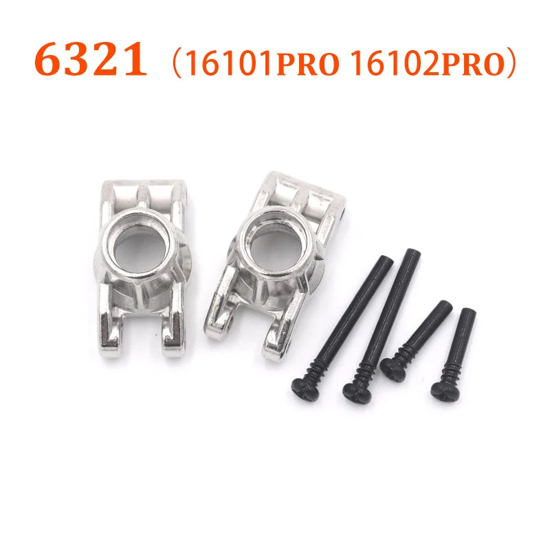 SCY 16101 PRO 16102 PRO RC Automotive Parts Turning Shaft Gear Bearing Pull Rod Steering Cup Swing Arm Motor Tire Screws