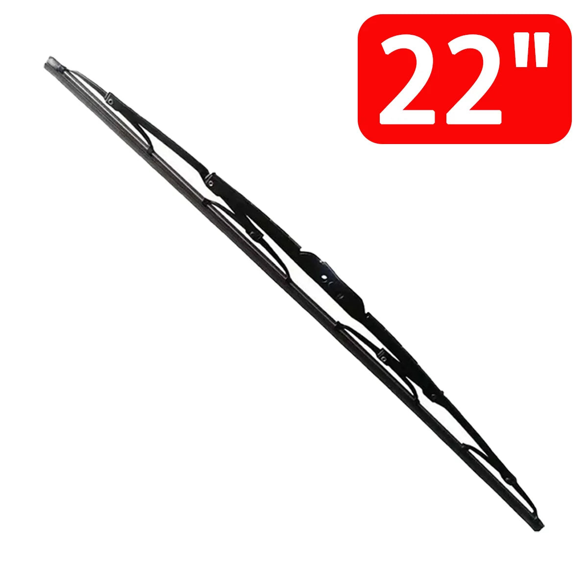 1PC Automotive Iron Frame Windshield Wiper Universal U/J Hook 14"16"17"18"19"20"21"22"24" HD Silent Wiper Automotive Parts