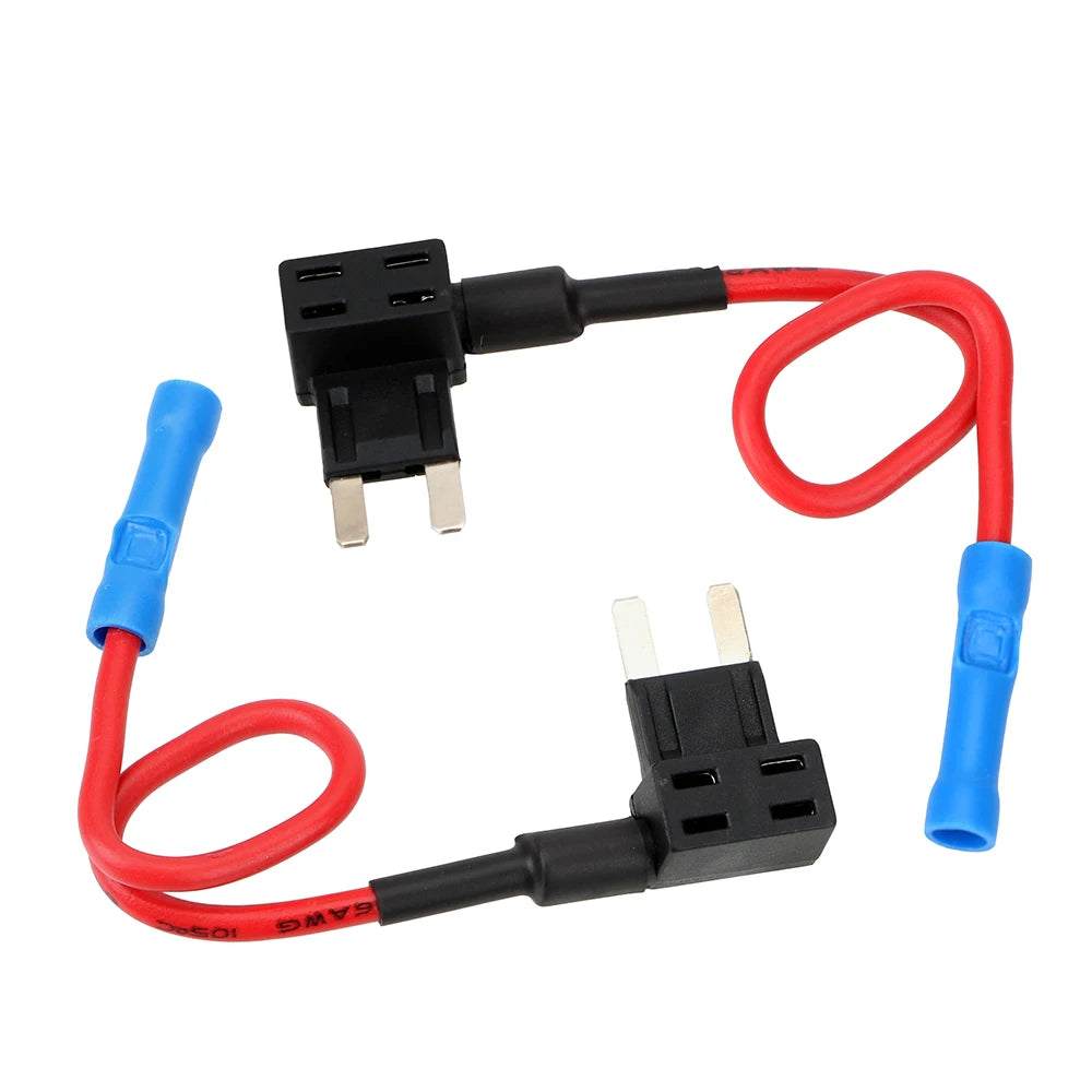 24V 12V Car Fuse Blades Holder Circuit Adapter Protector Splitter ATM APM Tap Micro Connector Truck Automobile Accessories 5pcs