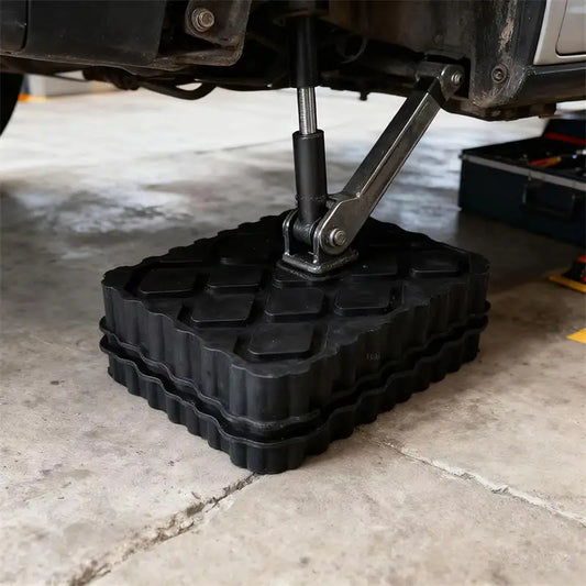 1/2Pcs Car Jack Rubber Pad Lift Blocks Floor Cars Parts Jacks Height Increasing Protective Pad Automotive Camper Stabilizer Pads