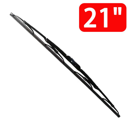 1PC Automotive Iron Frame Windshield Wiper Universal U/J Hook 14"16"17"18"19"20"21"22"24" HD Silent Wiper Automotive Parts