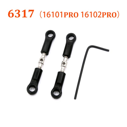 SCY 16101 PRO 16102 PRO RC Automotive Parts Turning Shaft Gear Bearing Pull Rod Steering Cup Swing Arm Motor Tire Screws