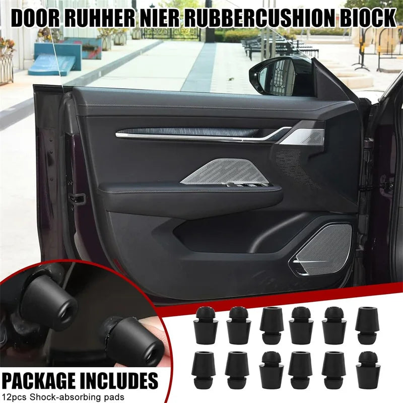 4-20Pcs Car Door Bumper Guards Door Pad Absorber Universal Car Door Slam Stopper Sticker Rubber Buffer Blocks Car Accessories