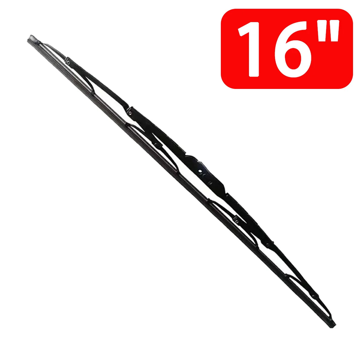 1PC Automotive Iron Frame Windshield Wiper Universal U/J Hook 14"16"17"18"19"20"21"22"24" HD Silent Wiper Automotive Parts