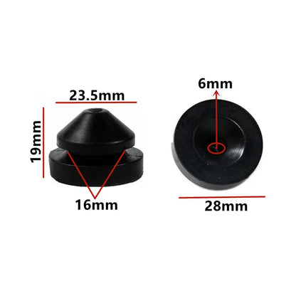 Car Engine Cover Plate Door Trunk Bumper Rubber Band Buffer Cushion Collision Damping Pad Tailgate Anti-collision Grommet Gasket