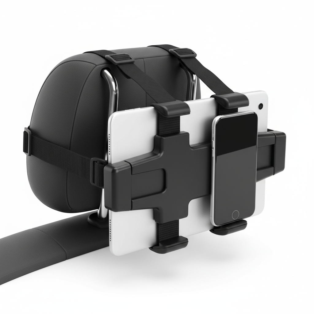 Car Backseat Headrest Phone & Tablet Holder