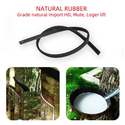 1PC Automotive Iron Frame Windshield Wiper Universal U/J Hook 14"16"17"18"19"20"21"22"24" HD Silent Wiper Automotive Parts